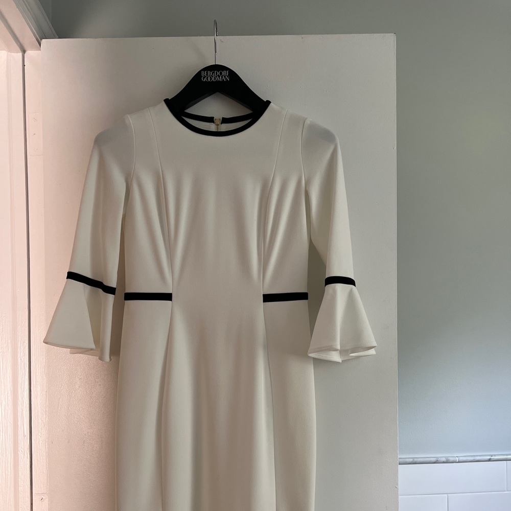 Calvin Klein bell sleeve dress.